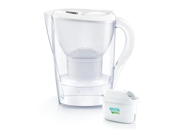 Brita Marella, Dispenser vandfilter, 2,4 L, Transparent, Hvid