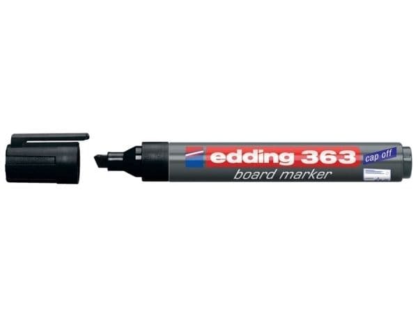 Whiteboardmarker edding 363, skrå, sort