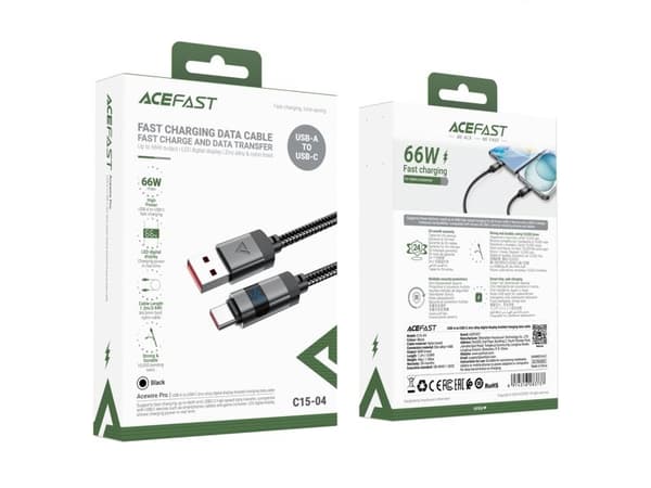 Acefast USB-A til USB-C-kabel 1,2 m blå (6974316283737)