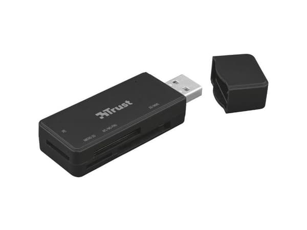 Trust NANGA - Kortleser (MS, SD, microSD, MS Micro) - USB 3.1 Gen 1