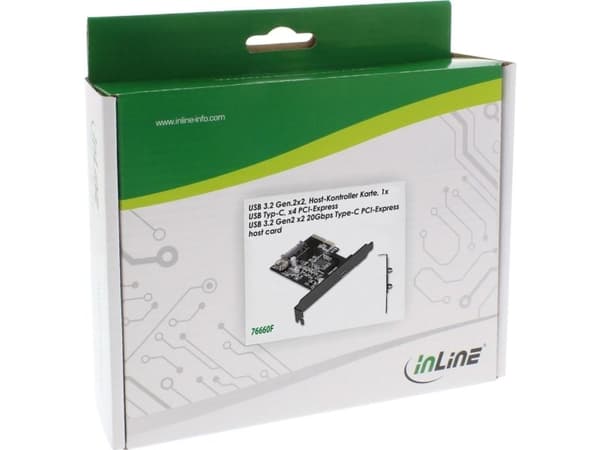InLine 76660F, PCIe, Lavprofiili, PCIe 4.0