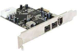 Delock PCI Express card FireWire A / B - Videofångstadapter - PCIe