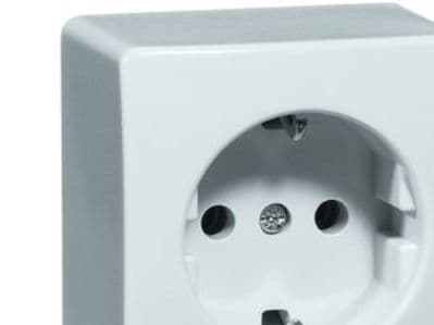 PEHA pistorasia Schuko Cream white/electro white 16A, For Export only