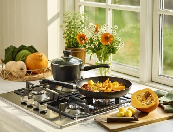 Scanpan 28 cm stekpanna med lock - Classic Induction