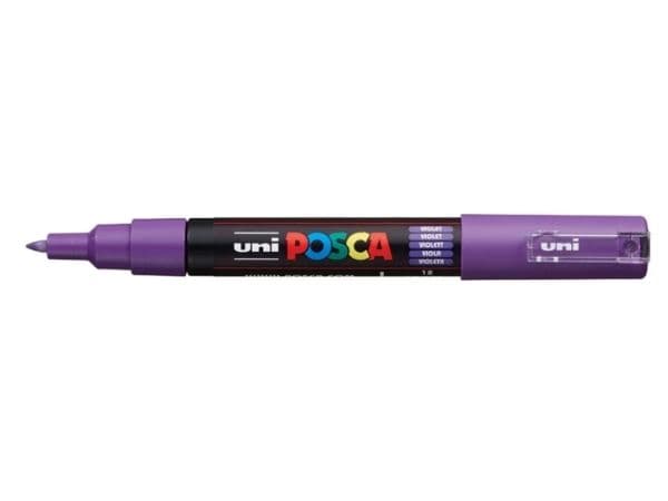 Uni POSCA PC-1M universalmarker för affischer, violett