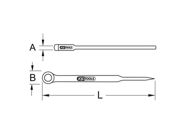 KS Tools 963.8181 9638181 Asennusrengasavaimet