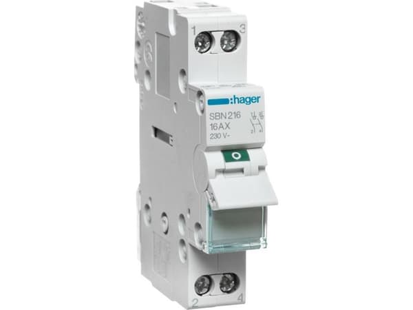 Hager SVN125, IP20, -20 - 50 °C, -40 - 80 °C