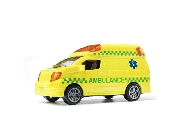 Ambulanse 12,5 cm m/ lys og lyd