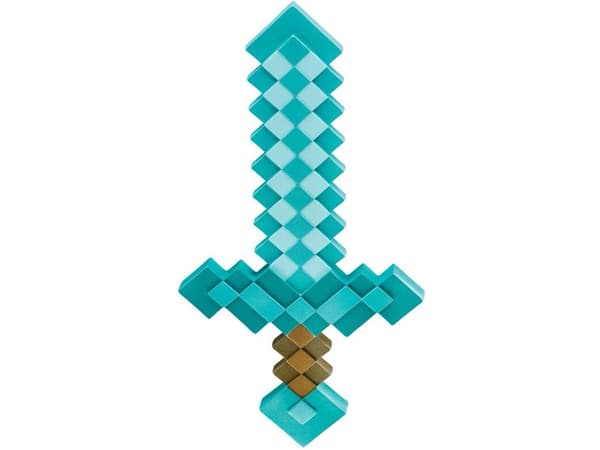 Minecraft-sverd, grønn