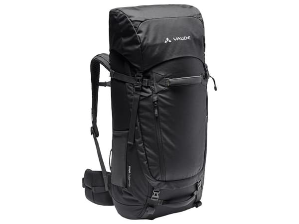 VAUDE Astrum EVO 60+10, Utan ram, Framsida, Vandring, Svart, Polyester, Polyuretan (PU), Polyester, Polyuretan