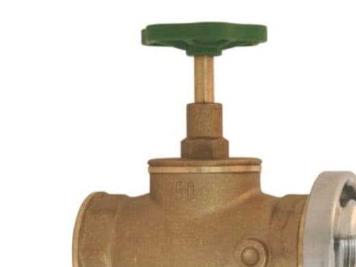 Brandventil 2'' m/C-Storz rak - Rakt flöde