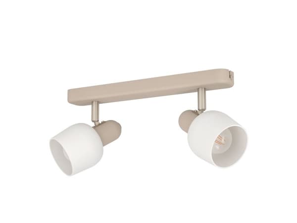 EGLO CORATO RAIL 2XE14 SAND/BS/OPAL