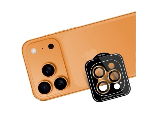 3mk Lens Protection Pro för Apple iPhone 17 Pro / 17 Pro Max Orange