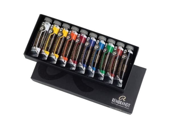 Rembrandt Oil colour Paint Basic Set, 10x15ml Tubes
