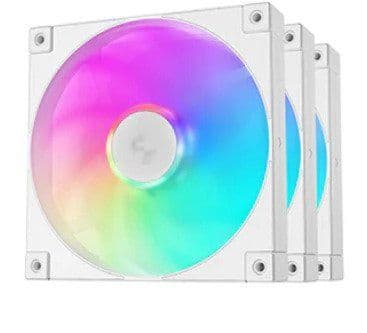DeepCool FD14 ARGB WH 3 in 1, Vifte, 14 cm, Sort, Hvit