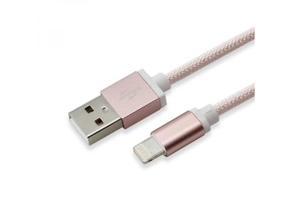 SBOX IPH7-RG, Rosa gull, USB A, Lightning, 1,5 m, Hankjønn, Hankjønn