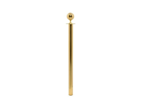 Securit® Classic Gold afspærringsstolpe rustfrit stål