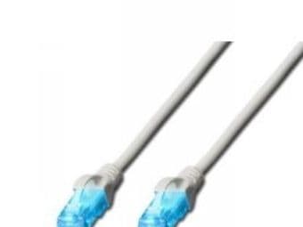 DIGITUS Ecoline - Patchkabel - RJ-45 (han) til RJ-45 (han) - 15 m - UTP - CAT 5e - booted - grå