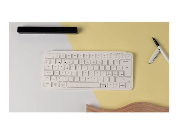 Keychron B1 Pro Ultra-Slim Wireless Tri-Mode Ivory White