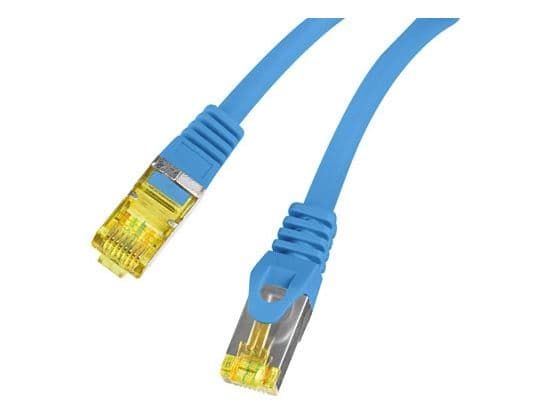 PATCHCORD CAT.6A S/FTP LSZH CU 1,5M BLUE FLUKE PASSERT LANBERG