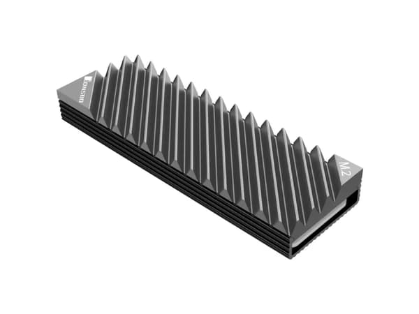 Jonsbo M.2-3 GREY, Heatsink/Radior, Sort, Grå, Grå