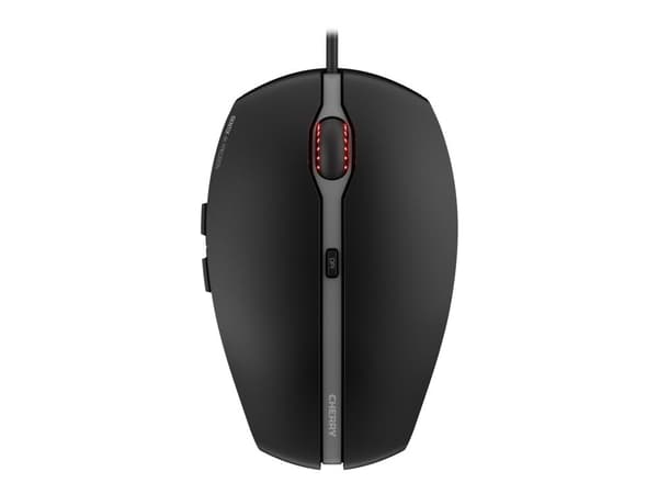 CHERRY GENTIX 4K, Molempikätinen, Optinen, USB, 3600 DPI, Musta