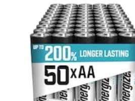 Paristot Energizer Alkaline Max Plus AA, 50 kpl, pakkaus