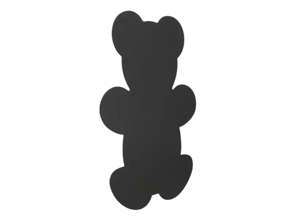 Securit® silhuet Bamse-tavle i sort