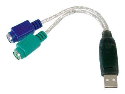 DIGITUS DA-70118 - Näppäimistö/hiiri-sovitin - USB