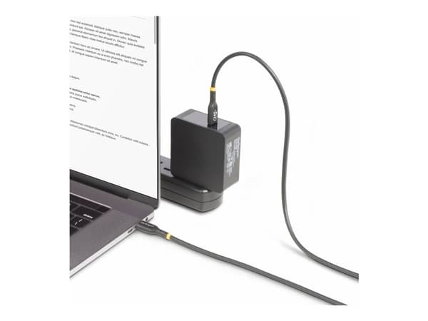 StarTech 2m USB C Charging Cable, USB-IF Certified USB-C Cable, 240W - USB-kabel - USB-C (hann) til USB-C (hann) - USB 2.0 - 48 V - 5 A - 2 m - utv...