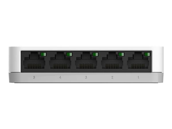 D-Link GO-SW-5G - Switch - ohanterad - 5 x 10/100/1000 - skrivbordsmodell