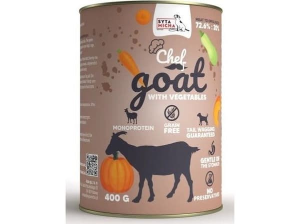 SYTA MICHA Chef Get med grönsaker - våtfoder för hund - 400g