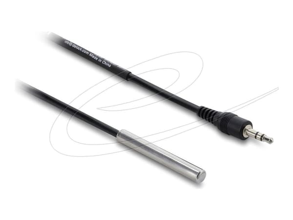 Delock - Temperatur sensor - svart - 1 m