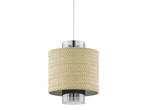 EGLO MEDIOUNA PENDEL E27 BEIGE/GULD/HAVGRÄS