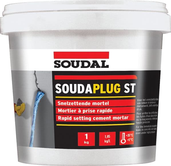 Soudaplug ST snabbindmurbruk 1 kg