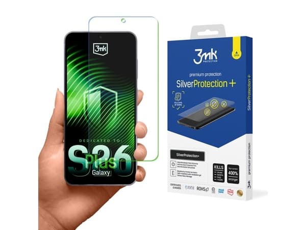3MK SilverProtection+ skjermbeskyttelse til Samsung Galaxy S26+