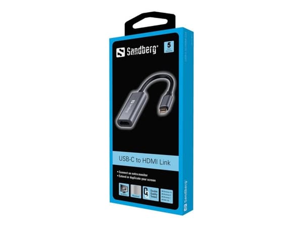 Sandberg-sovitin USB-C til HDMI - 4K