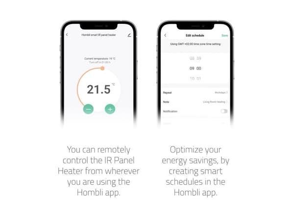 Hombli smartes Infrarot Heizpanel 2024, 350W