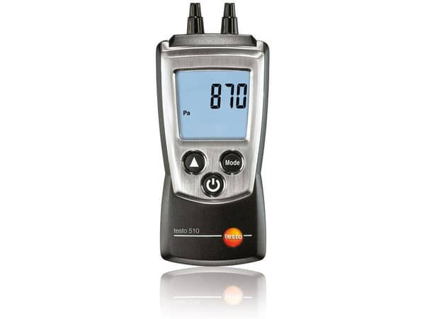 testo 510 tryckmätningsutrustning lufttryck 0 - 100 hPa magnetisk baksida