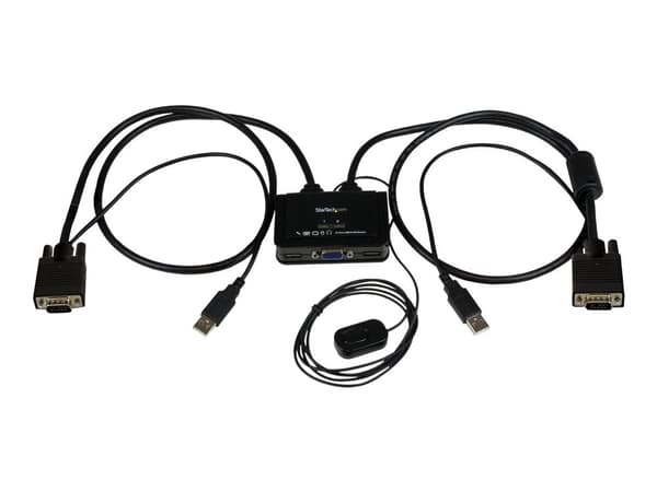 StarTech.com SV211USB, 2048 x 1536 pikseliä, Musta