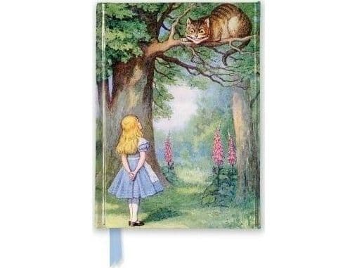 Notebook A6 linje TW Alice i Eventyrland og Cat |