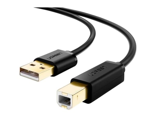 Ugreen US135, 1,5 m, USB A, USB B, USB 2.0, 0,48 Gbit/sek., Sort