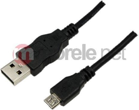 LogiLink USB-kabel USB 2.0 USB-A handshake, USB-micro-B handshake 0,60 m Sort CU0057