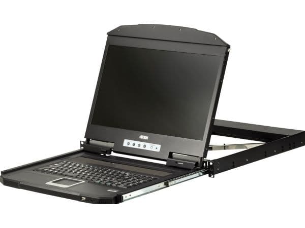 1U Short Depth USB HDMI Single Rail full