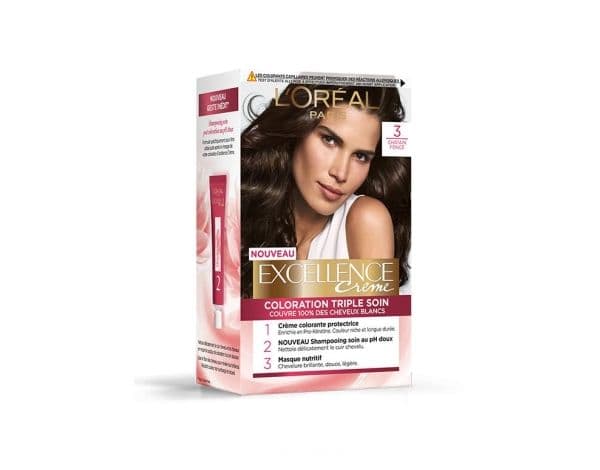 Excellence Creme Hair Dye 3 Dark Brown