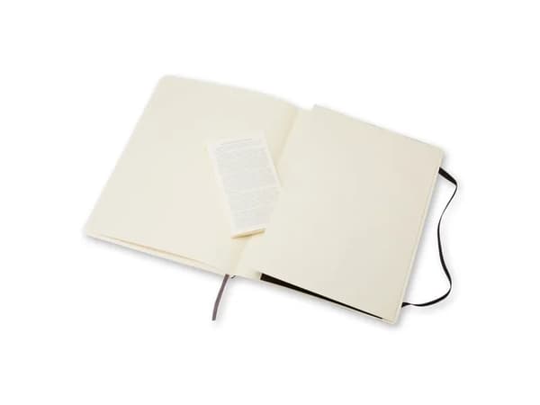 Moleskine Classic Notebook XL, ulinjeret, soft cover sort