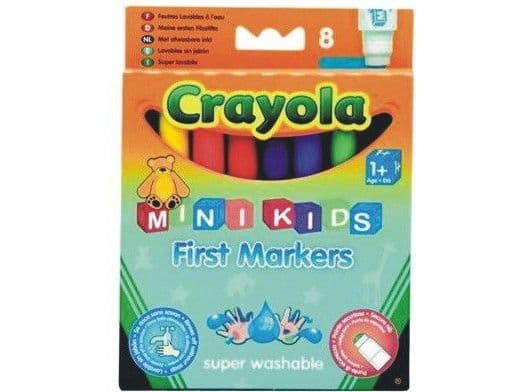 Goliath 256255 Crayola Mini Kids 8 First Felt Tip Pens