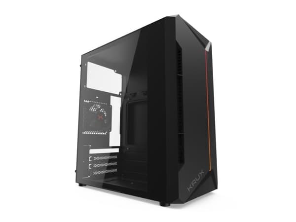 KRUX Astro, Terning, PC, Sort, micro ATX, Mini-ITX, 13,6 cm, 28 cm