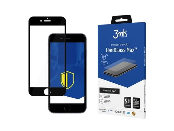 3mk HardGlass Max härdat glas för iPhone 7 Plus
