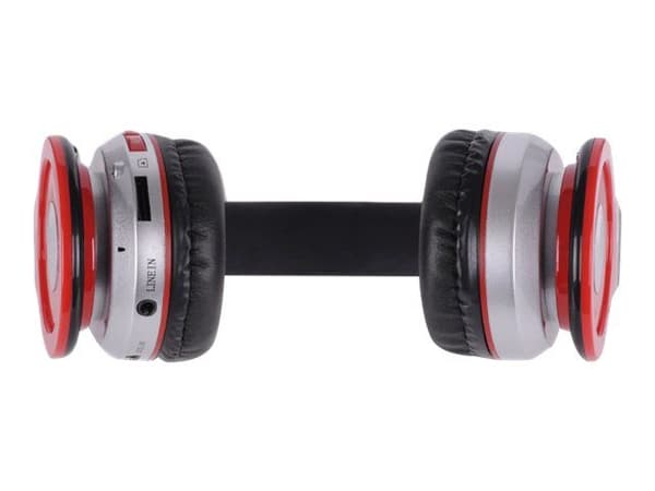 Rebeltec CRYSTAL - Mikrofonipuhelin - øret - Bluetooth - trådløs - rød - rød